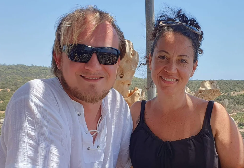 Dawid and Kirsty, the people behind Drone Roof Check